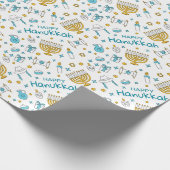 Happy Hanukkah Geschenkpapier (Ecke)