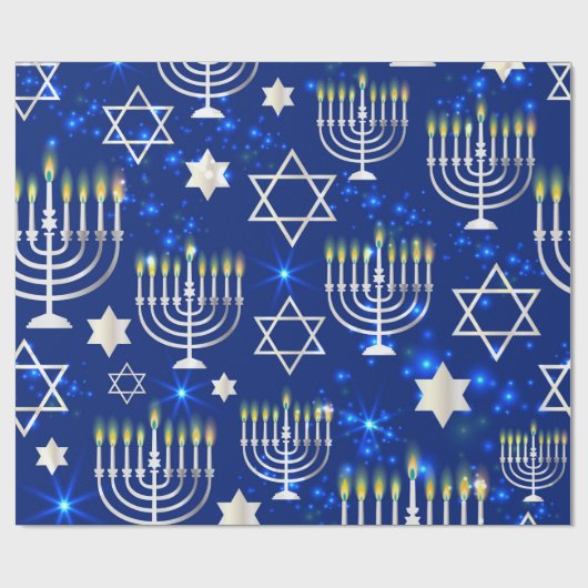 Happy Hanukkah Geschenkpapier (Flach)