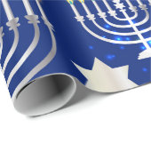 Happy Hanukkah Geschenkpapier (Rolleneckpunkt)