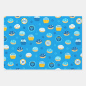 Happy Hanukkah Geschenkpapier Set (Vorderseite 2)