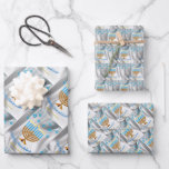 Happy Hanukkah Geschenkpapier Set<br><div class="desc">Eier für die Welt</div>