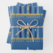Happy Hanukkah Geschenkpapier Set (Beispiel)