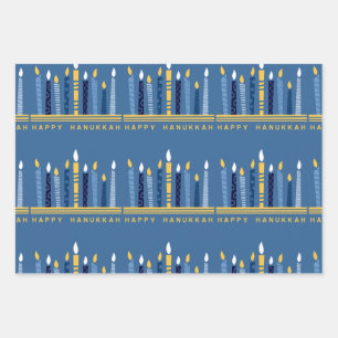 Happy Hanukkah Geschenkpapier Set