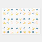 Happy Hanukkah Geschenkpapier Set (Vorderseite 3)