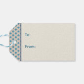 Happy Hanukkah Geschenktag Geschenkanhänger (Rückseite Horizontal)