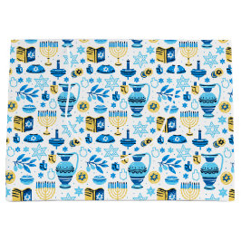 Happy Hanukkah Geschenktasche Große Geschenktüte