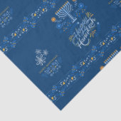 Happy Hanukkah Gewebepapier für Geschenke Seidenpapier (Ausschnitt)