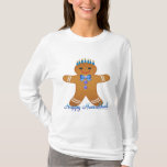 Happy Hanukkah Gingerbread Man Menorah T-Shirt<br><div class="desc">Sie sehen die Lee Hiller Design Collection. Bekleidung,  Geschenke & Sammlerstücke Lee Hiller Fotografie oder Digital Art Collection. Sie können ihre Naturfotografie unter http://HikeOurPlanet.com/ ansehen und ihrem Wanderblog im Hot Springs Nationalpark folgen.</div>