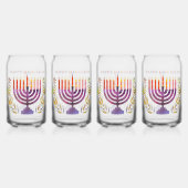 Happy Hanukkah Glasses Dosenglas (Hinten)