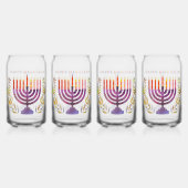 Happy Hanukkah Glasses Dosenglas (Vorderseite)