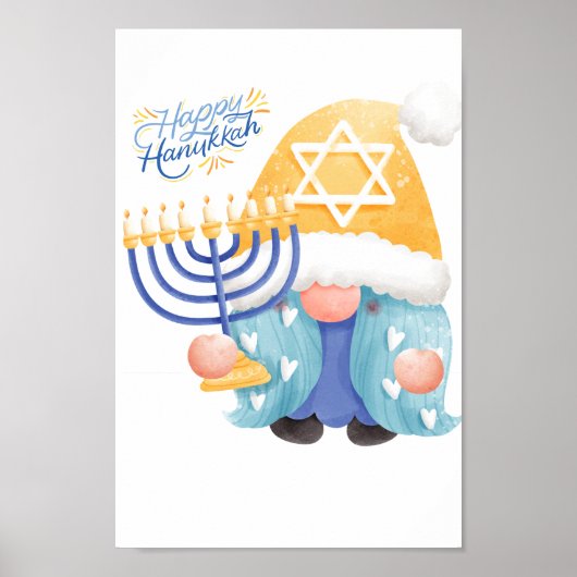 Happy hanukkah gnome poster (Vorne)