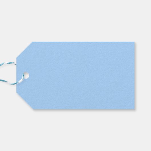 "Happy Hanukkah" Gold Menorah Geschenkanhänger (Rückseite Horizontal)