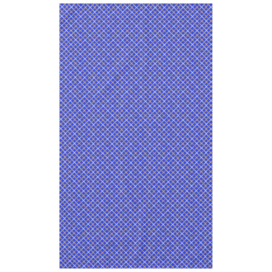 Happy Hanukkah Gold, Silber und Blau lackiert Tischdecke (Vorderseite)