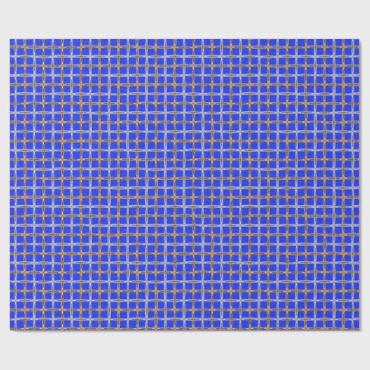 Happy Hanukkah Gold und Silver Laced Geschenkpapier (Flach)