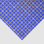 Happy Hanukkah Gold und Silver Laced Seidenpapier (Detail)