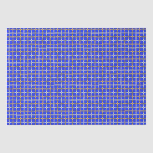 Happy Hanukkah Gold und Silver Laced Seidenpapier (Vorderseite)