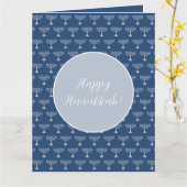 Happy Hanukkah Greetings Karte (Gelbe Blume)