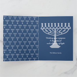 Happy Hanukkah Greetings Karte