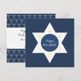 Happy Hanukkah Greetings Karte