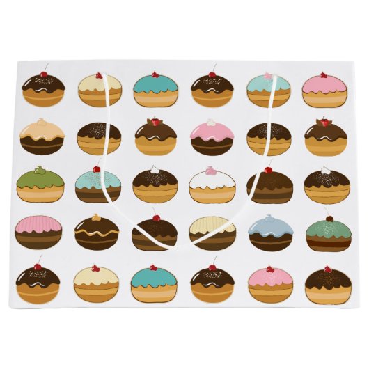 Happy Hanukkah Große Geschenktüte (Vorderseite)