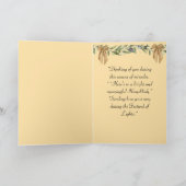 Happy Hanukkah Grußkarte Dankeskarte (Innenseite)