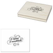 Happy Hanukkah Gummistempel (Stempel)