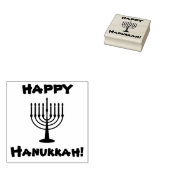 Happy Hanukkah Gummistempel (Stempel)