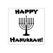 Happy Hanukkah Gummistempel (Prägung)
