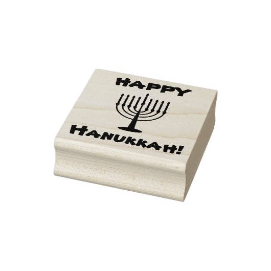 Happy Hanukkah Gummistempel (Stempel)