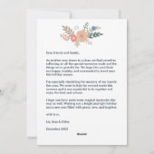 HAPPY HANUKKAH HandGezeichnet CUSTOM 6 FOTO Feiertagskarte (Rückseite)