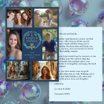 HAPPY HANUKKAH HandGezeichnet CUSTOM 6 FOTO Feiertagskarte<br><div class="desc">Hoffe, dass Ihnen dieses Ferien-Design gefällt. Klicken Sie auf "Personalisieren", um Ihre eigenen Fotos und Texte zu bearbeiten und auf der Vorder- und Rückseite hinzuzufügen. Auch als digitaler Download zum Versenden per E-Mail oder SMS und rett auf Porto. Karo in meinem Shop für weitere passende Artikel wie Grußkarten, Postkarten, Aufkleber,...</div>