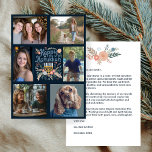 HAPPY HANUKKAH HandGezeichnet CUSTOM 6 FOTO Feiertagskarte<br><div class="desc">Hoffe, dass Ihnen dieses handgezeichnet Urlaubsdesign gefällt. Klicken Sie auf "Personalisieren", um Ihre eigenen Fotos und Texte zu bearbeiten und auf der Vorder- und Rückseite hinzuzufügen. Auch als digitaler Download zum Versenden per E-Mail oder SMS und rett auf Porto. Karo in meinem Shop für weitere passende Artikel wie Grußkarten, Postkarten,...</div>