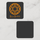 Happy Hanukkah | Hanukkah Festival Mitteilungskarte (Vorne/Hinten)