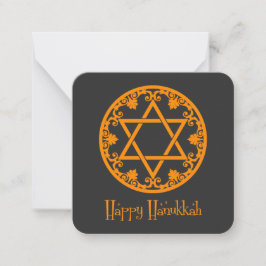 Happy Hanukkah | Hanukkah Festival Mitteilungskarte