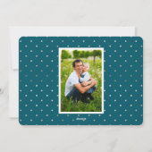 Happy Hanukkah| Hanukkah-Karte Feiertagskarte (Rückseite)