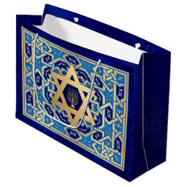 Happy Hanukkah / Happy Chanukah Große Geschenktüte