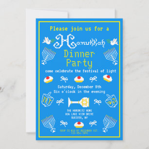 Happy Hanukkah Holiday Einladung