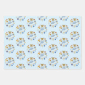 Happy Hanukkah Holiday Festival Geschenkpapier Set (Vorderseite 2)