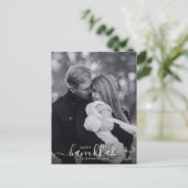 Happy Hanukkah Holiday Foto Postkarte (Stehend Vorderseite)