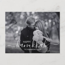 Happy Hanukkah Holiday Foto Postkarte