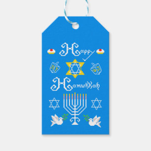 Happy Hanukkah Holiday Geschenkanhänger