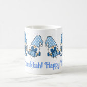 Happy Hanukkah Holiday Gnome Kaffeetasse (Mittel)