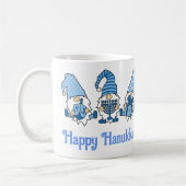 Happy Hanukkah Holiday Gnome Kaffeetasse (Links)