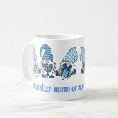 Happy Hanukkah Holiday Gnome Kaffeetasse (Vorderseite Links)