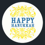 Happy Hanukkah Holiday Stickers<br><div class="desc">Happy Hanukka!</div>