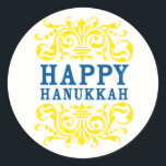 Happy Hanukkah Holiday Stickers<br><div class="desc">Happy Hanukka!</div>
