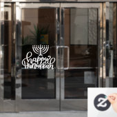 Happy Hanukkah Holiday Window Decal Fensteraufkleber (Büro Tür)