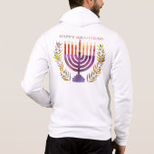 Happy Hanukkah Hoodie (Rückseite)