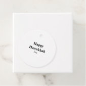 Happy Hanukkah Ihr Name Text editierbar Geschenkanhänger (Beispiel)