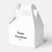 Happy Hanukkah Ihr Name Text editierbar Geschenkschachtel (Rückseite)